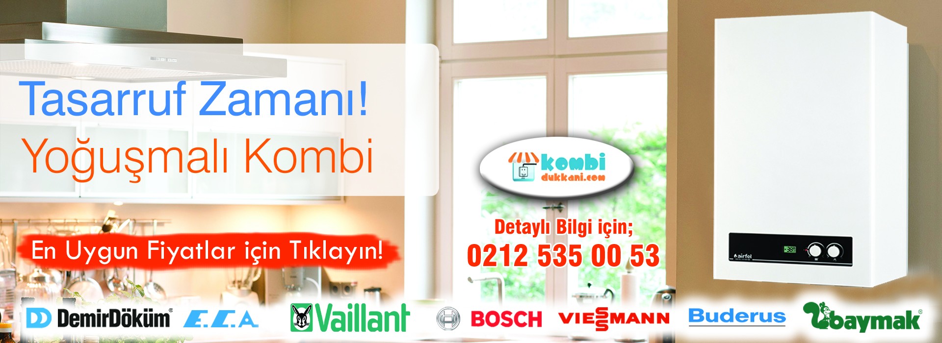 Yoğuşmalı kombi Anasayfa banner 