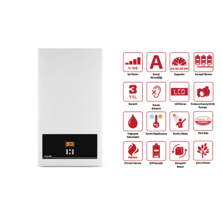 Airfel Digifel Premix 26 kW Yoğuşmalı Kombi